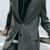 BLAZER ESPIGA COMBINADA CAPUCHA