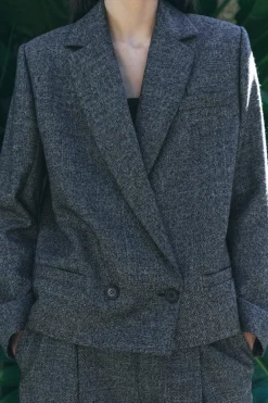 BLAZER ESTRUCTURA LANA 100% ZW COLLECTION
