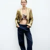 BLAZER METALIZADA ZW COLLECTION