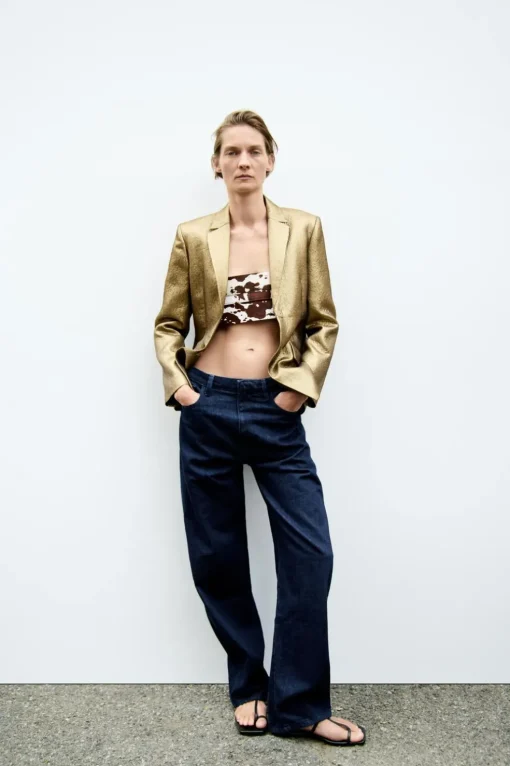BLAZER METALIZADA ZW COLLECTION