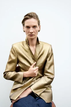 BLAZER METALIZADA ZW COLLECTION