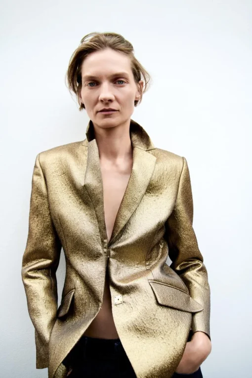 BLAZER METALIZADA ZW COLLECTION