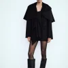 BLAZER OVERSIZE CON LANA BUFANDA