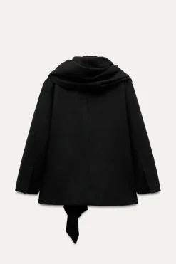 BLAZER OVERSIZE CON LANA BUFANDA