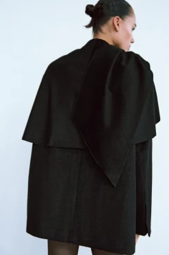 BLAZER OVERSIZE CON LANA BUFANDA