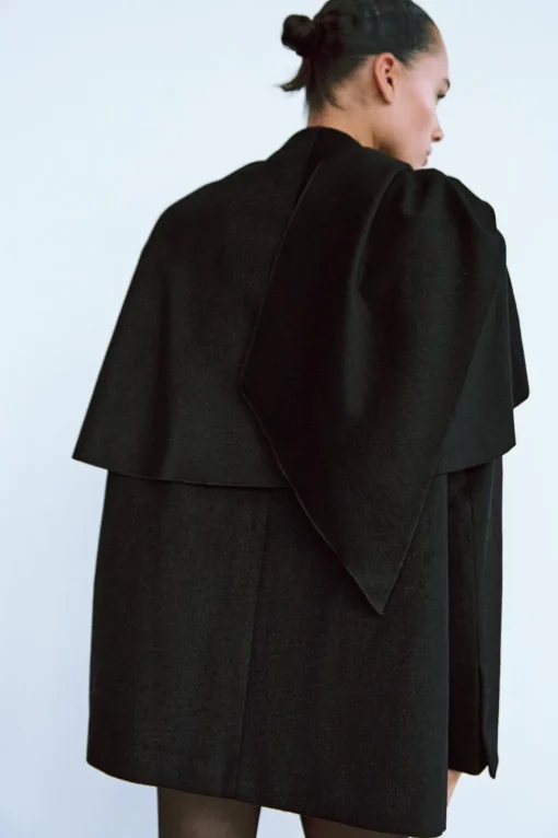 BLAZER OVERSIZE CON LANA BUFANDA