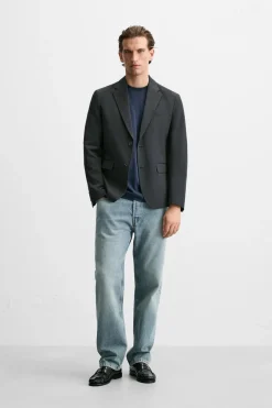 BLAZER RELAXED FIT ALGODÓN - LYOCELL