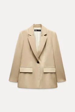 BLAZER SATINADA OVERSIZE