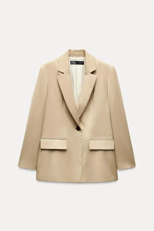 BLAZER SATINADA OVERSIZE