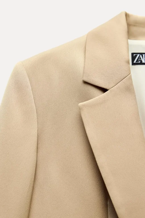 BLAZER SATINADA OVERSIZE