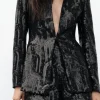 BLAZER SIN SOLAPA LENTEJUELAS