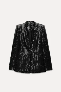BLAZER SIN SOLAPA LENTEJUELAS