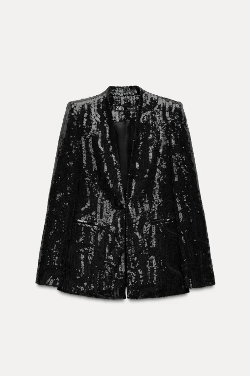 BLAZER SIN SOLAPA LENTEJUELAS