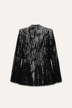 BLAZER SIN SOLAPA LENTEJUELAS