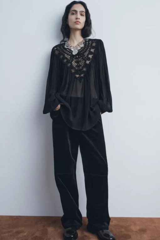 BLUSA ABALORIOS ZW COLLECTION