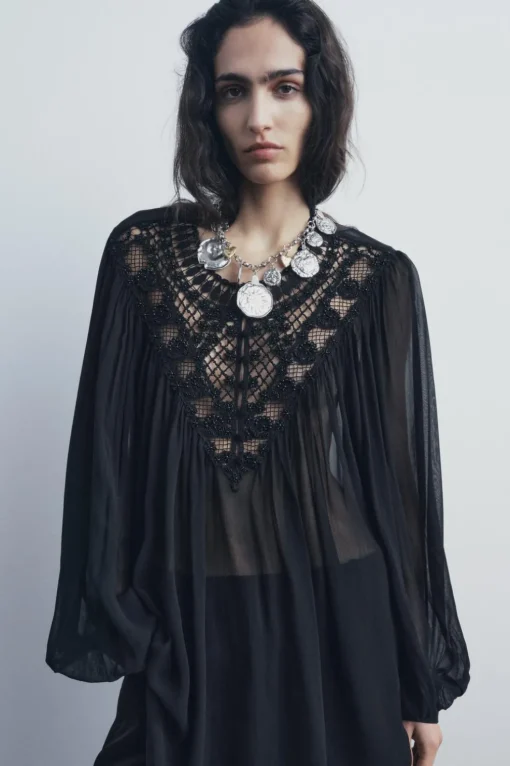 BLUSA ABALORIOS ZW COLLECTION