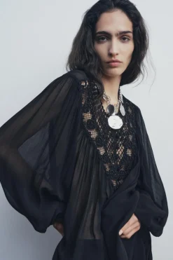 BLUSA ABALORIOS ZW COLLECTION
