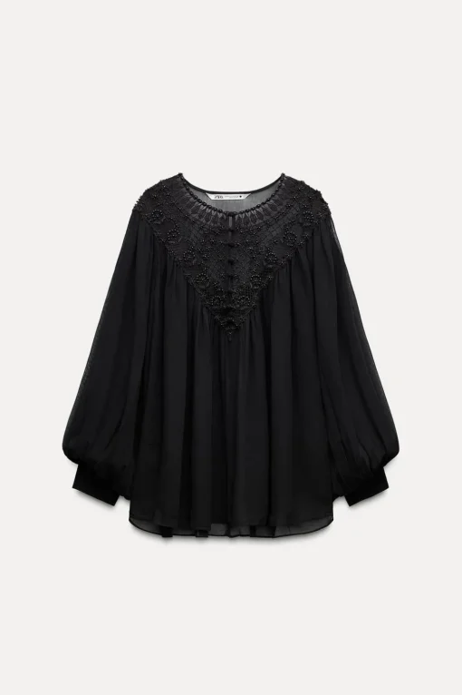 BLUSA ABALORIOS ZW COLLECTION