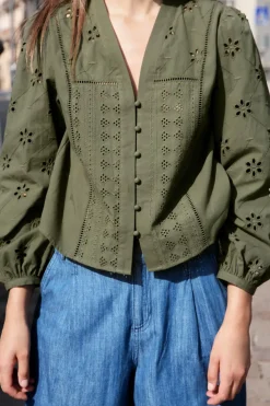 BLUSA BORDADOS PERFORADOS