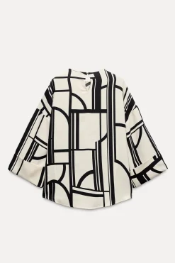 BLUSA ESTAMPADO GEOMÉTRICO