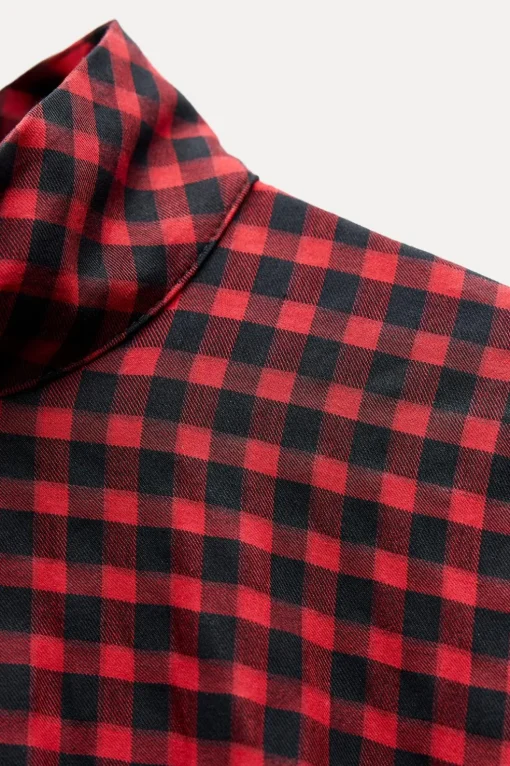 BLUSA FRUNCE CUADROS ZW COLLECTION