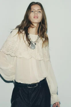 BLUSA ROMÁNTICA CAPA ZW COLLECTION