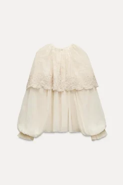 BLUSA ROMÁNTICA CAPA ZW COLLECTION