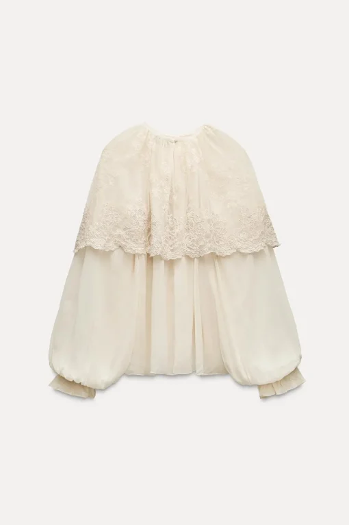 BLUSA ROMÁNTICA CAPA ZW COLLECTION