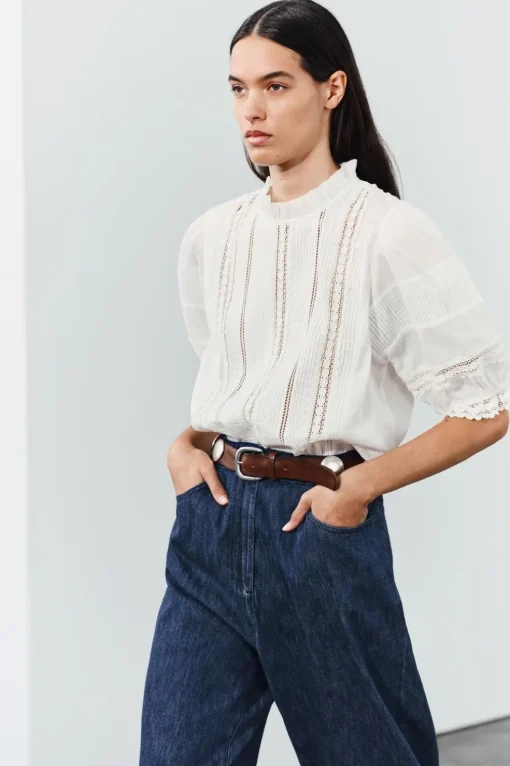 BLUSA ROMÁNTICA PUNTILLA ZW COLLECTION