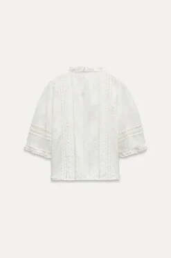 BLUSA ROMÁNTICA PUNTILLA ZW COLLECTION