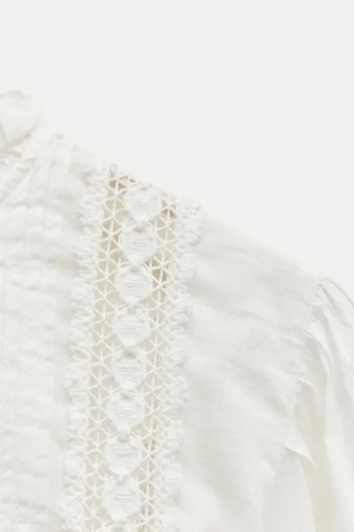 BLUSA ROMÁNTICA PUNTILLA ZW COLLECTION