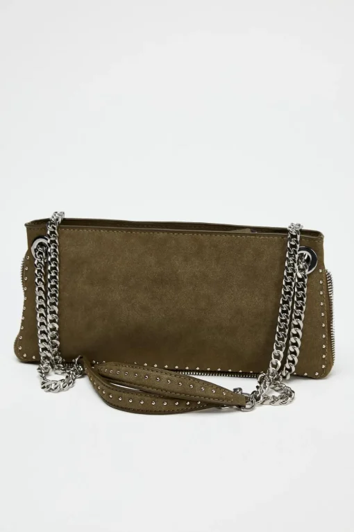 BOLSO ALARGADO TACHAS