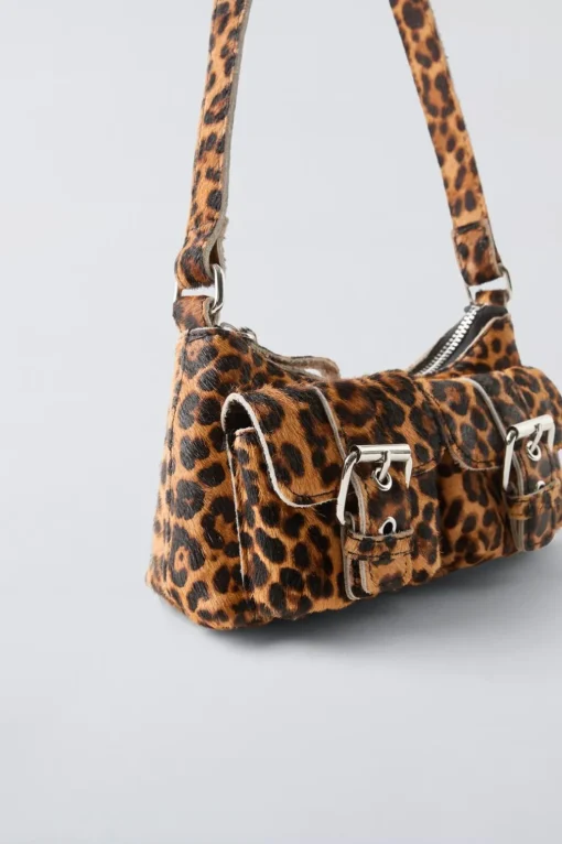 BOLSO HOMBRO PIEL ANIMAL PRINT