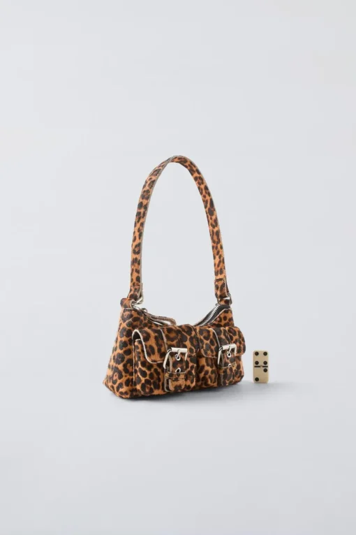 BOLSO HOMBRO PIEL ANIMAL PRINT