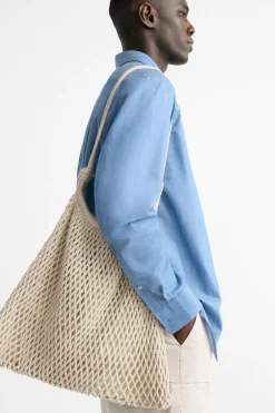 BOLSO SHOPPER MACRAMÉ