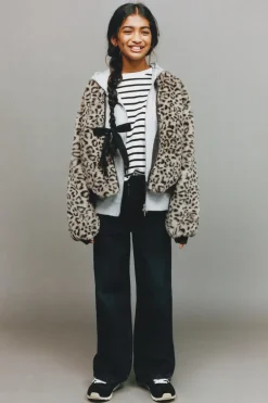 BOMBER EFECTO PELO ANIMAL PRINT