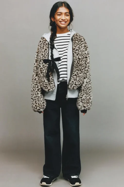 BOMBER EFECTO PELO ANIMAL PRINT