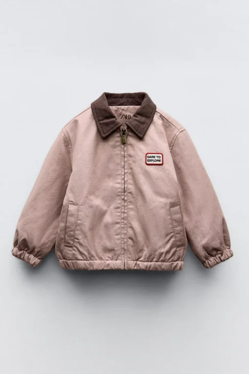 BOMBER PARCHE CUELLO CONTRASTE
