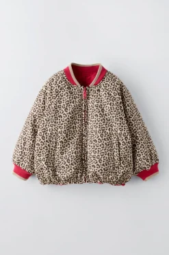 BOMBER REVERSIBLE ANIMAL PRINT
