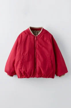 BOMBER REVERSIBLE ANIMAL PRINT
