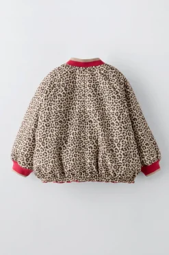 BOMBER REVERSIBLE ANIMAL PRINT