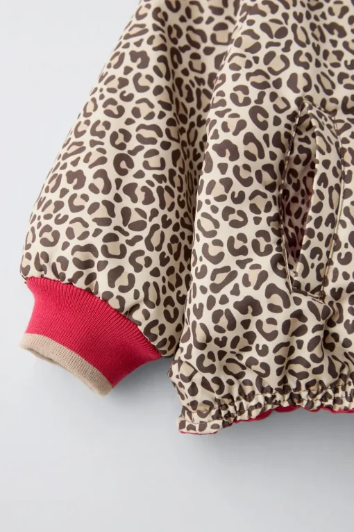 BOMBER REVERSIBLE ANIMAL PRINT