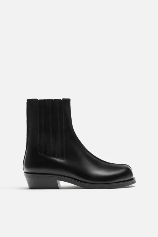 BOTA CHELSEA PIEL X NANUSHKA