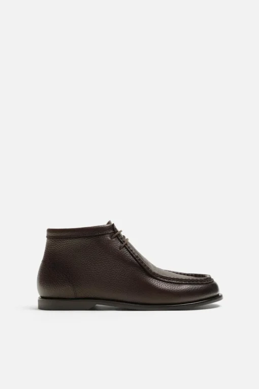 BOTA PIEL BORDÓN