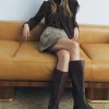 BOTA PLANA HEBILLA PIEL