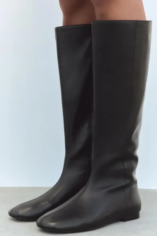 BOTA PLANA PIEL