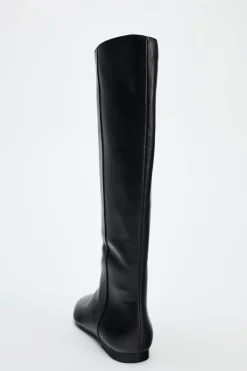 BOTA PLANA PIEL