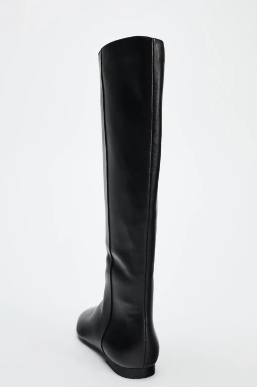 BOTA PLANA PIEL