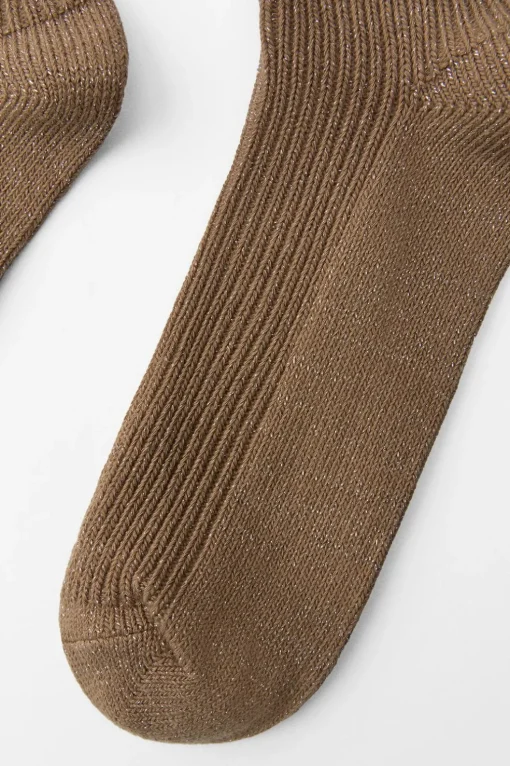 CALCETINES ALTOS HILO METALIZADO LAZOS