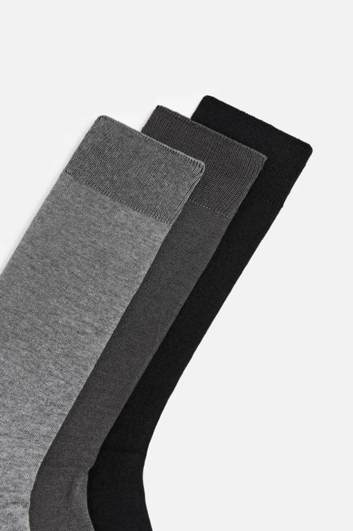 CALCETINES MERCERIZADOS PACK 3